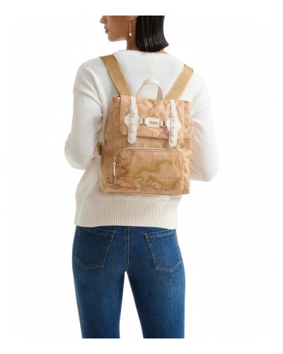 ALVIERO MARTINI 1° CLASSE Mochila SOFT FUSION Mujer Geo-beige - LC03-S578-0905