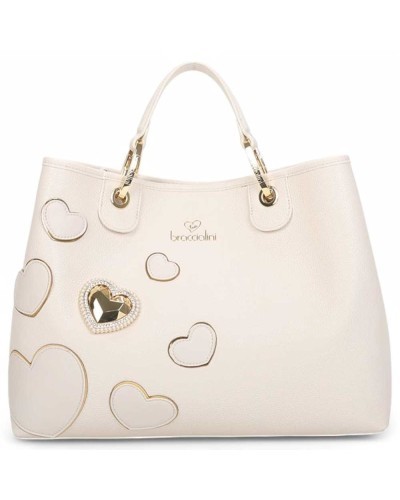 BRACCIALINI Tasche BETH PATCH Damen Beige - B18210-YY-305