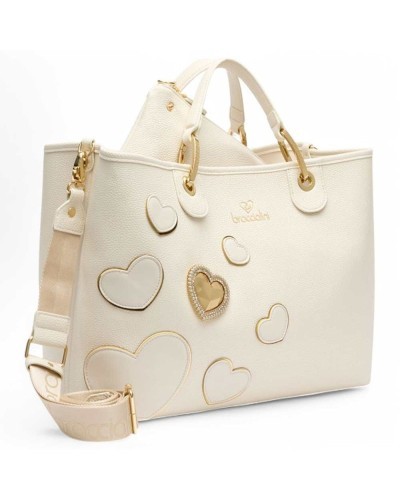 BRACCIALINI Tasche BETH PATCH Damen Beige - B18210-YY-305