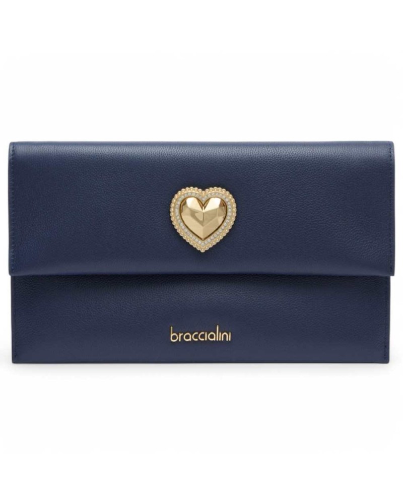 BRACCIALINI Bolsa JINNY Mujer Cuero Azul - B18431-PP-200