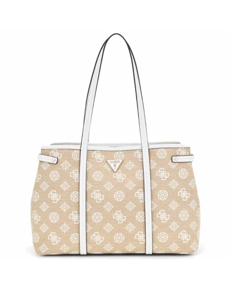 Borsa GUESS BEYZA GIRLFRIEND Donna Bianco-Beige - HWJG9627230WLO