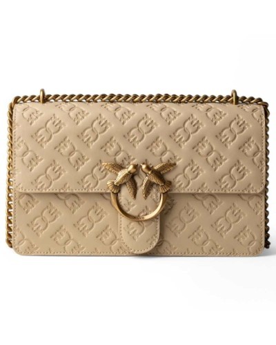 Borsa PINKO LOVE BAG ONE Donna Pelle Beige - 100941-A1YB-C50Q
