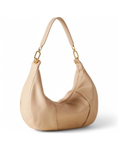 BORBONESE Tasche BLOOM Damen Leder Beige - 91010009-0036-C75