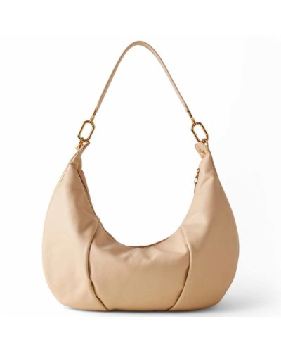 BORBONESE Tasche BLOOM Damen Leder Beige - 91010009-0036-C75