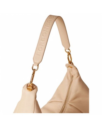 BORBONESE Tasche BLOOM Damen Leder Beige - 91010009-0036-C75