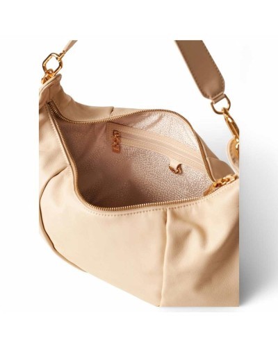 BORBONESE Tasche BLOOM Damen Leder Beige - 91010009-0036-C75