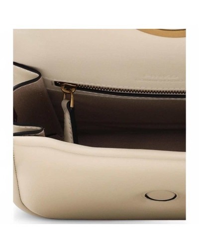 PINKO Tasche LOVE BOX Damen Leder Weiss - 104297-A26L-Z14Q