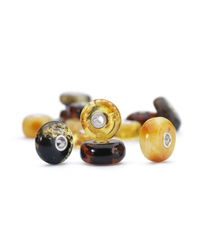 trollbeads Set Pink Amber TAMBE-00002