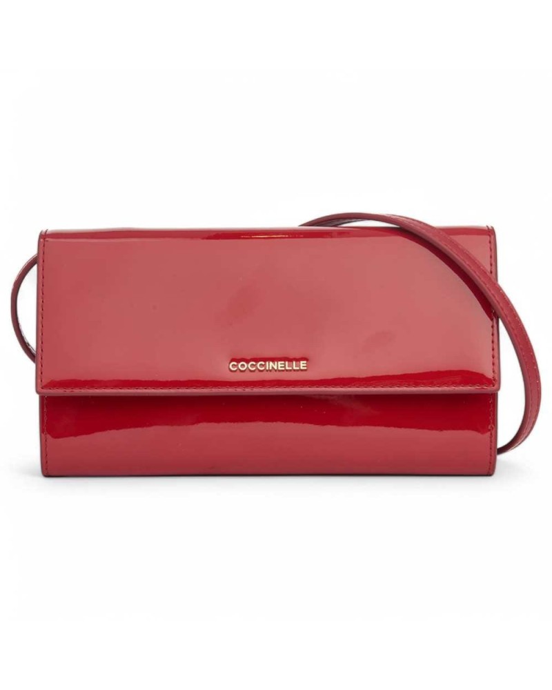 COCCINELLE Tasche PATENT Damen Leder Bordeaux - E2SXC182701R16