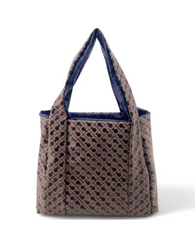 GHERARDINI Bag Toffee /Odissey Female Blue-brown - GHB0163-TOFODIS