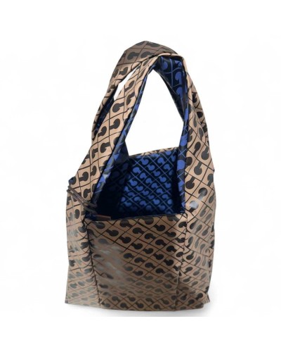 GHERARDINI Top handle Toffee /Odissey Female Blue-brown - GHB0164-TOFODI
