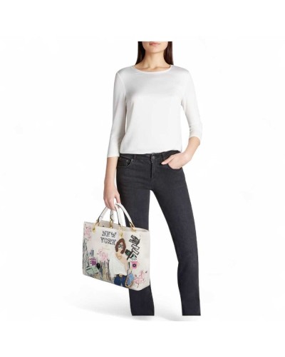 BRACCIALINI Top handle Cartoline New York Female - B18161-YY-818