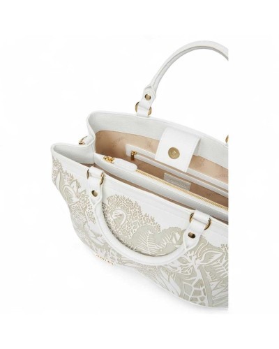 BRACCIALINI Top handle Naomi Leather White - B18295-PP-001