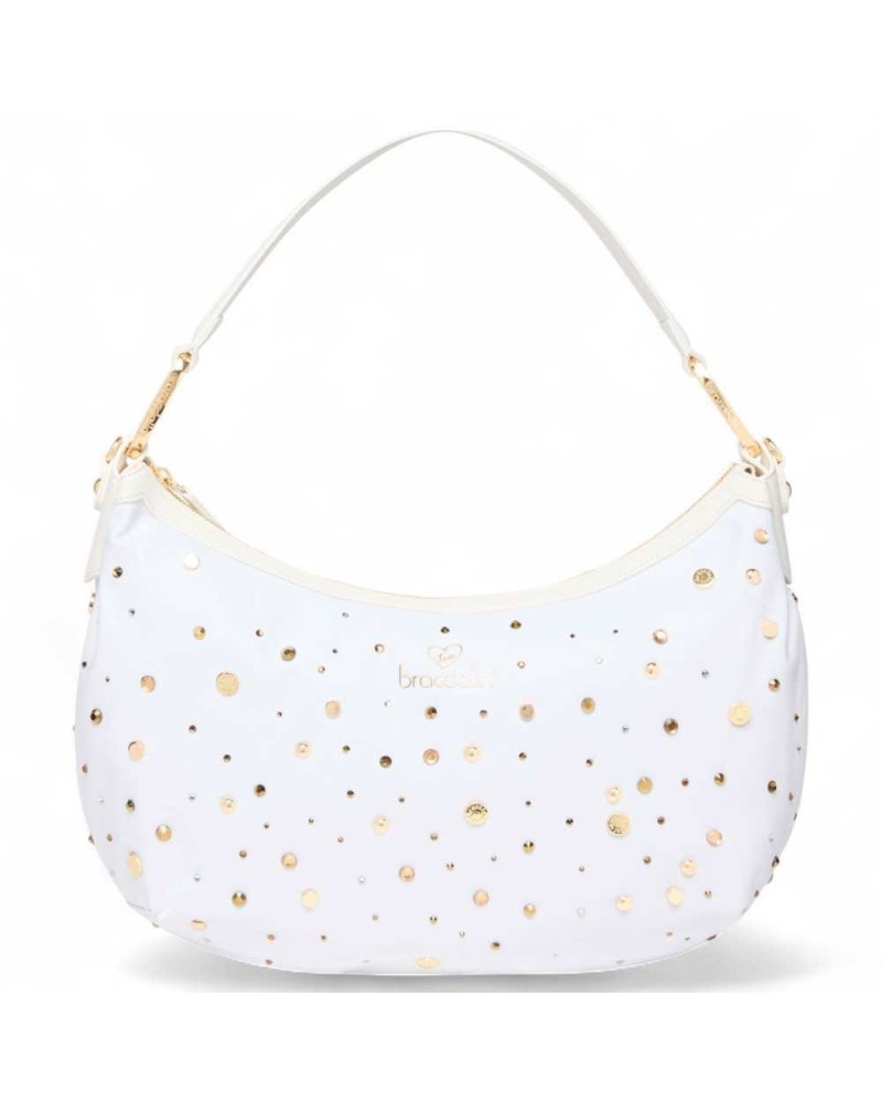 BRACCIALINI Hobo bag Beth Strass Female White - B18262-TY-001