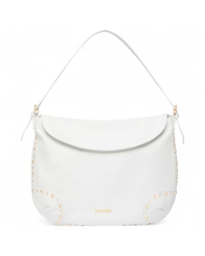 BRACCIALINI Hobo bag Margot Female Leather White - B18282-PP-001