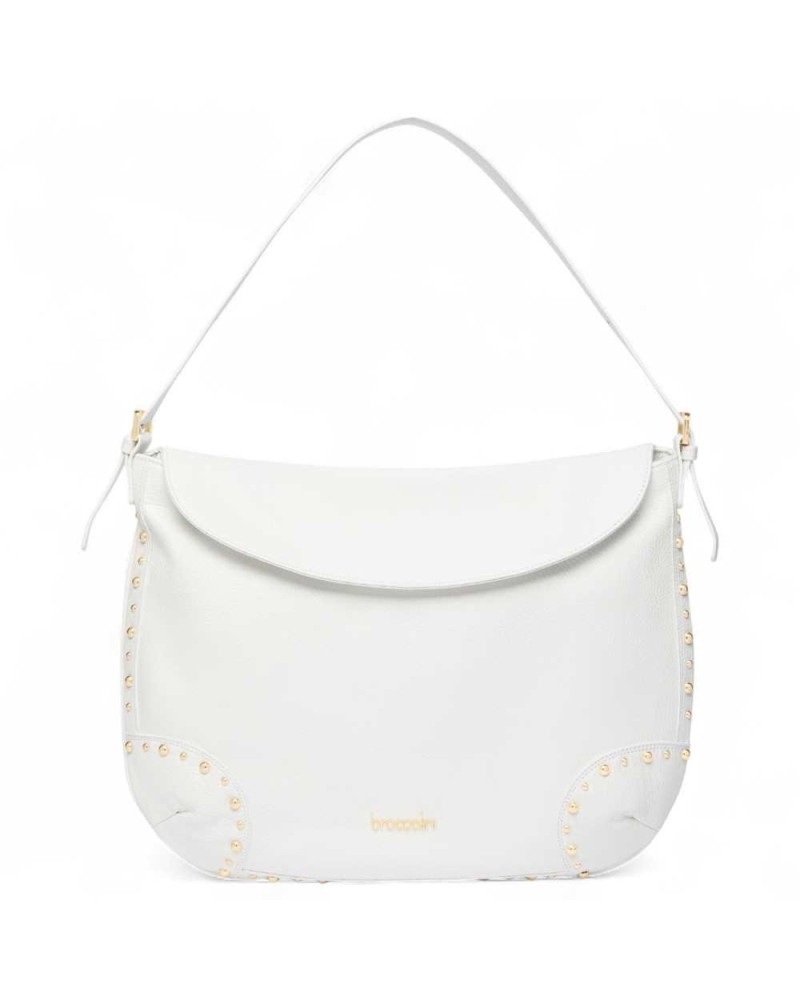 BRACCIALINI Hobo bag Margot Female Leather White - B18282-PP-001