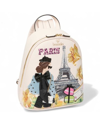 Zaino BRACCIALINI Cartoline Paris Donna Multicolore - B18166-YY-818