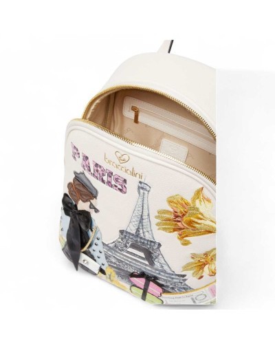 Zaino BRACCIALINI Cartoline Paris Donna Multicolore - B18166-YY-818
