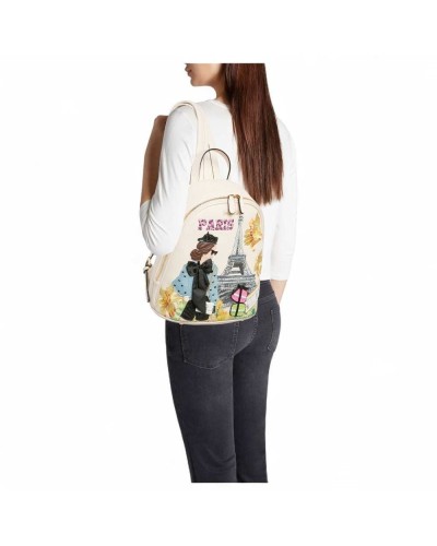 Zaino BRACCIALINI Cartoline Paris Donna Multicolore - B18166-YY-818