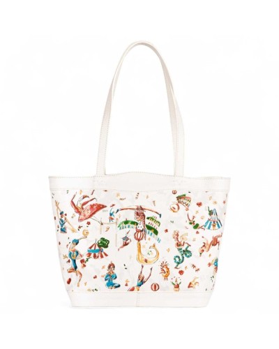 Borsa shopping PIERO GUIDI Ludovica maci circus Donna Bianco - L10931092-37