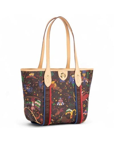 Borsa shopping PIERO GUIDI Magic Circus Ginevra Donna Marrone - 21AB31985-95