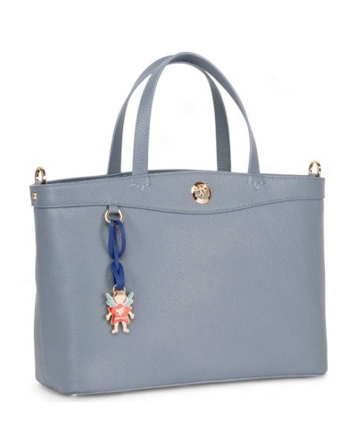 Borsa shopping PIERO GUIDI Rosalia Donna celeste - L1AD21082-N2