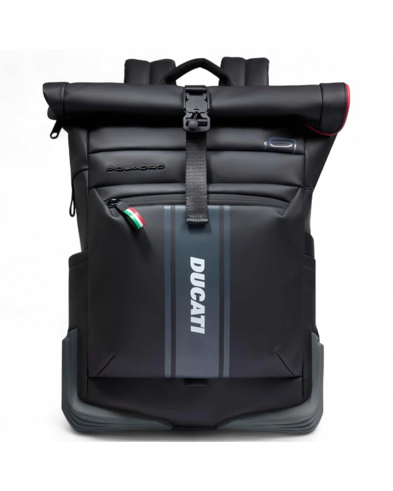 PIQUADRO Rucksack Ducati roll top Schwarz - CA6291C2OWD-N