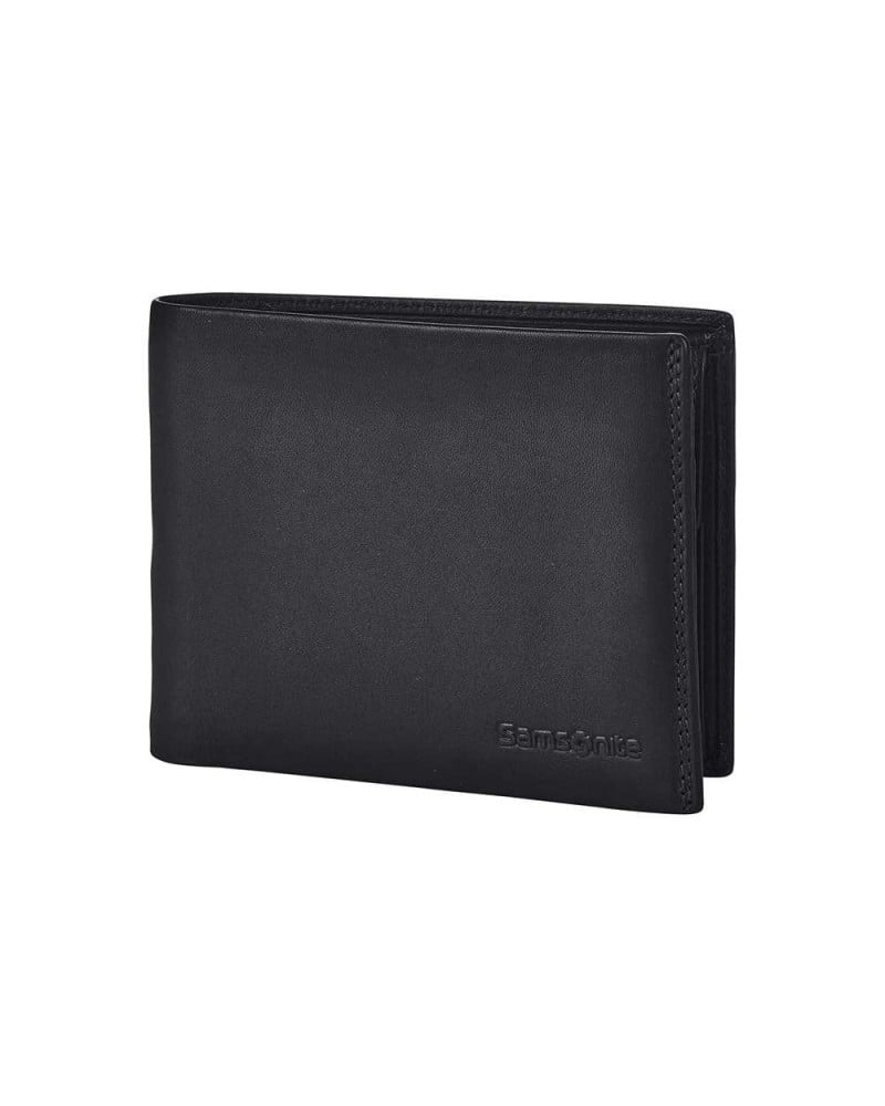 SAMSONITE Geldbörse Attack Herren Leder Schwarz - CT8-09015