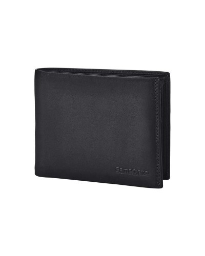 SAMSONITE Geldbörse Attack Herren Leder Schwarz - CT8-09015