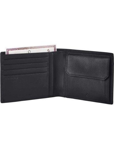 SAMSONITE Geldbörse Attack Herren Leder Schwarz - CT8-09015