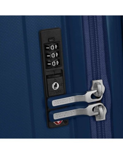 American Tourister Trolley REJOY Azul TSA lock Unisex - MH3-41002