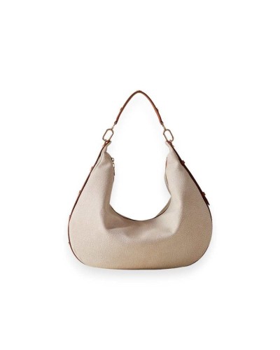 BORBONESE Borsa Hobo Mujer Beige - 923637-AN0-J11