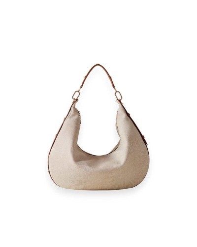 BORBONESE Borsa Hobo Mujer Beige - 923637-AN0-J11