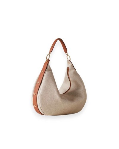 BORBONESE Borsa Hobo Mujer Beige - 923637-AN0-J11
