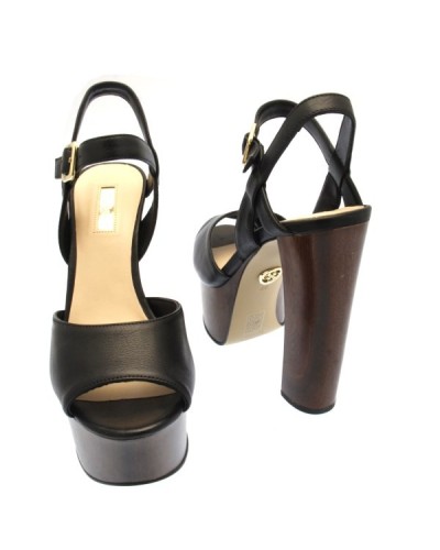 Sandali Guess Donna Nero Taglia 38 - FLDE21LEA03-BLACK-38