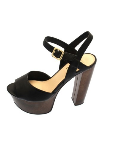 Sandali Guess Donna Nero Taglia 38 - FLDE21LEA03-BLACK-38