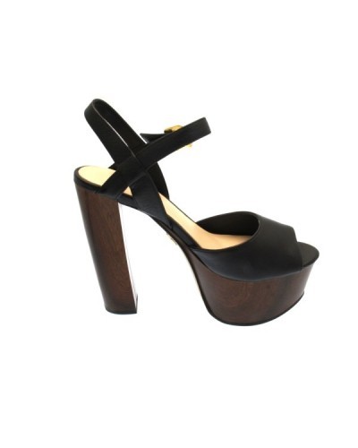 Sandali Guess Donna Nero Taglia 38 - FLDE21LEA03-BLACK-38