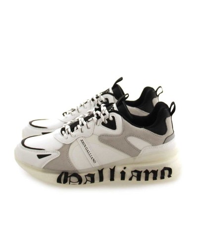 JOHN GALLIANO Schuhe Sneakers Damen Weiss schwarz 39 - 15502-CP-A-39