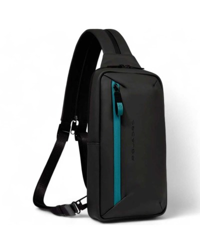PIQUADRO Crossovertasche Corner CO2 Schwarz - CA6466C2OW-N
