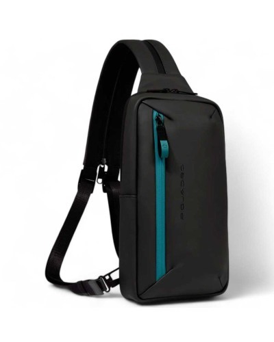 PIQUADRO Crossovertasche Corner CO2 Schwarz - CA6466C2OW-N