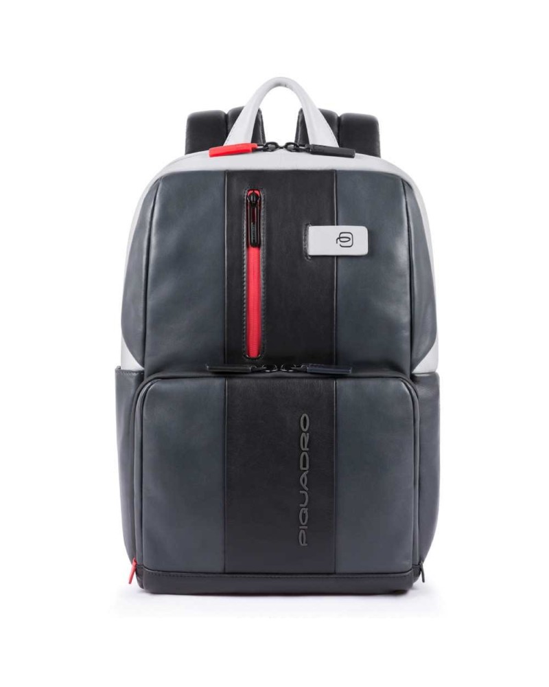 Zaino PIQUADRO Urban Pelle Grigio-Nero - CA3214UB00-GRN