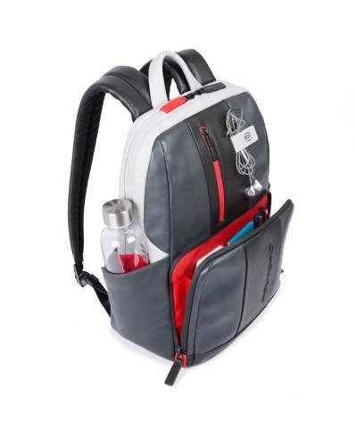 Zaino PIQUADRO Urban Pelle Grigio-Nero - CA3214UB00-GRN