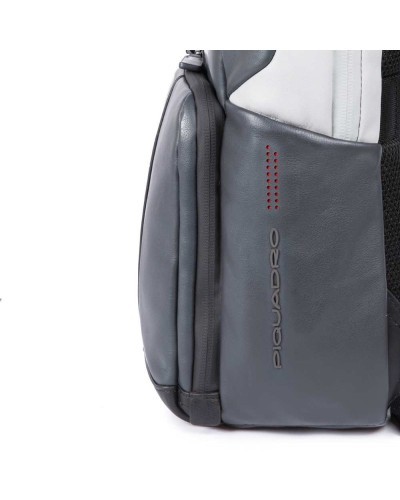 Zaino PIQUADRO Urban Pelle Grigio-Nero - CA3214UB00-GRN