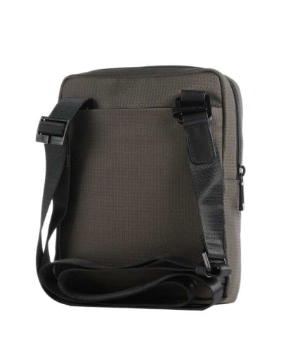 Borsello PIQUADRO W129 pelle e tessuto Verde | PoppinsBags