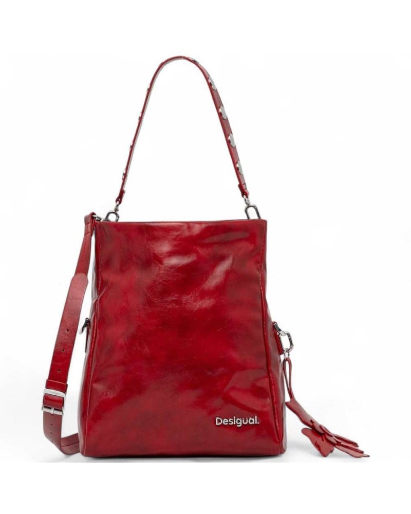 Desigual Borsa a mano Red Valentine Donna