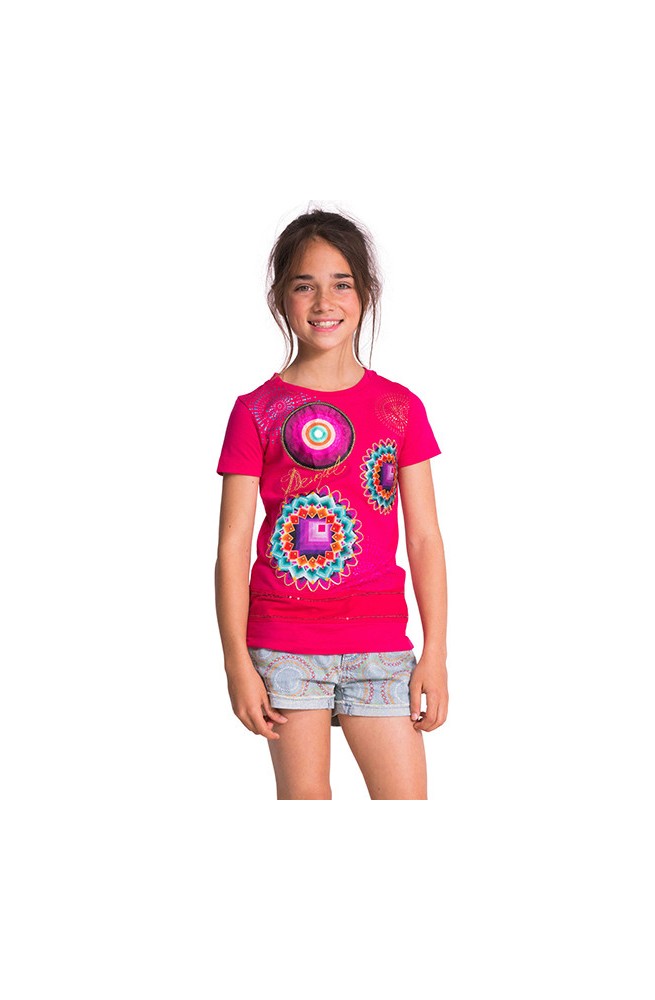 cero Distante Margarita Camiseta de niña Desigual modelo AEL - 50T30B4-3022-4 - PoppinsBags