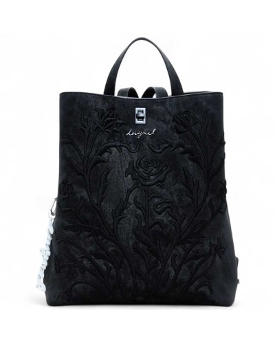 DESIGUAL Backpack ROMEO FLORA Female Black - 25WAKP06-2000-U