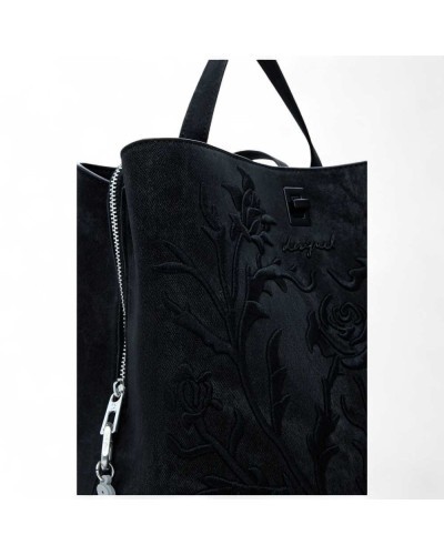 DESIGUAL Backpack ROMEO FLORA Female Black - 25WAKP06-2000-U