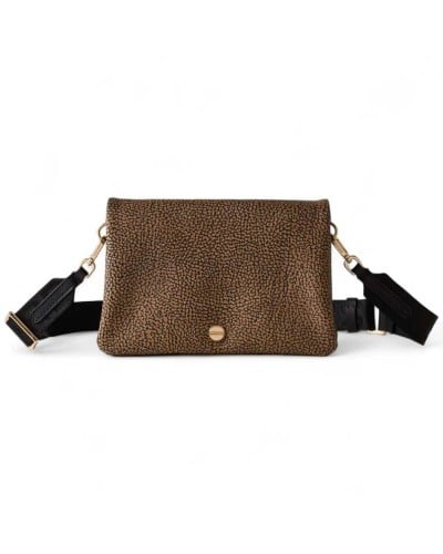 BORBONESE Cross body bag SOFT Female Brown | PoppinsBags