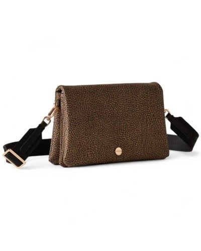 BORBONESE Cross body bag SOFT Female Brown | PoppinsBags